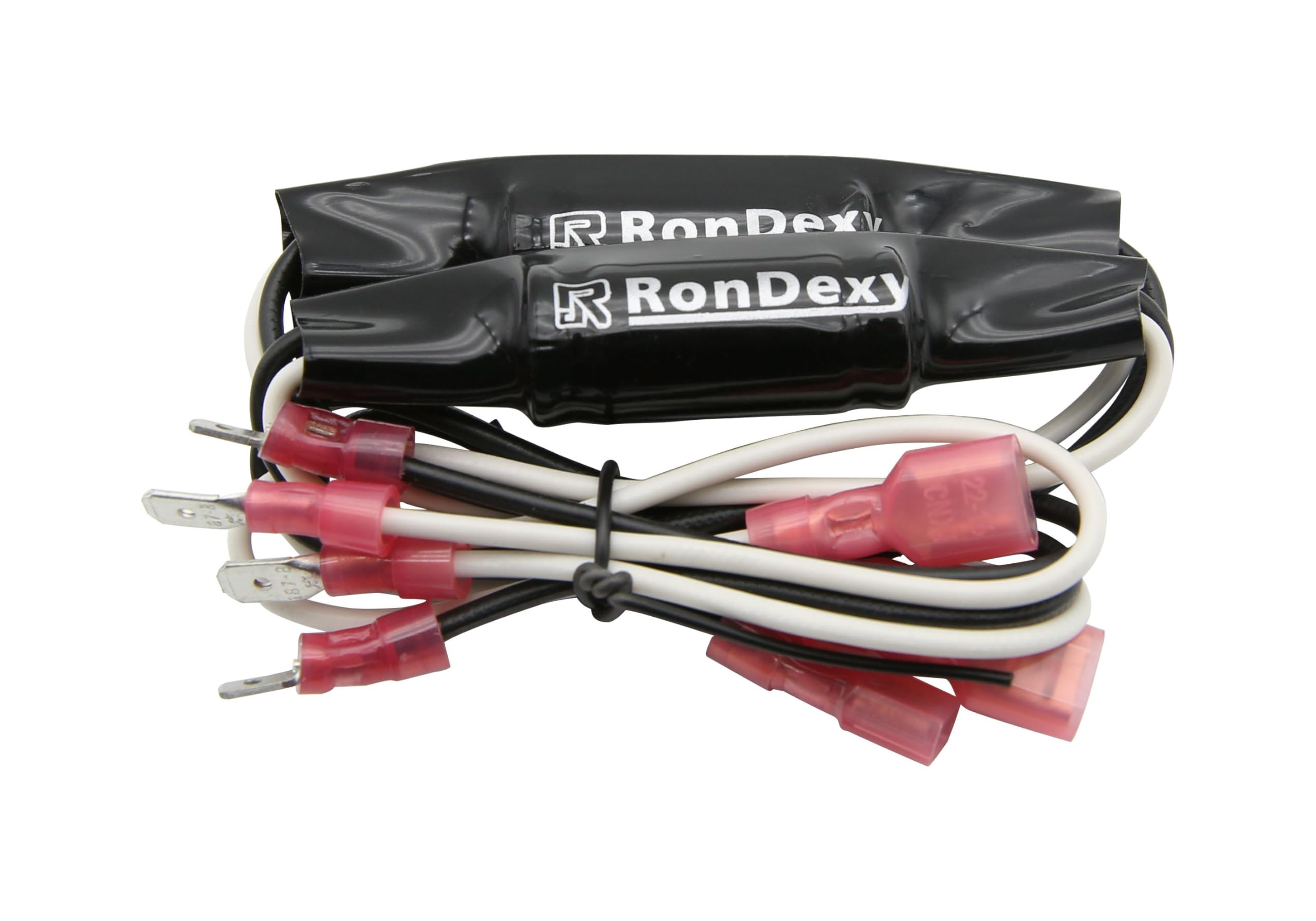 RonDexy RDBB-600 Bass Blocks 66UF Designed to Protect Car Audio 6.5 Inch Speakers, Eliminate Frequencies 0-600Hz at 4Ohms, Pair of Bass Blocker