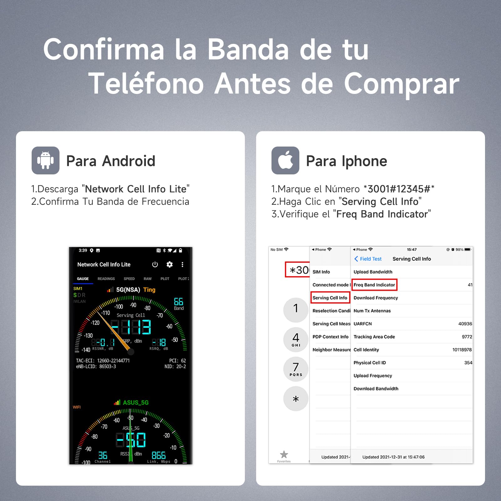ANNTLENT Repetidor Móvil Cobertura Amplificador de Señal de Teléfono Celular 900/800MHz 2G 3G 4G Band 8/20 Mejorar la Red y Llamar para Movistar/Orange/Yoigo/Vodafone