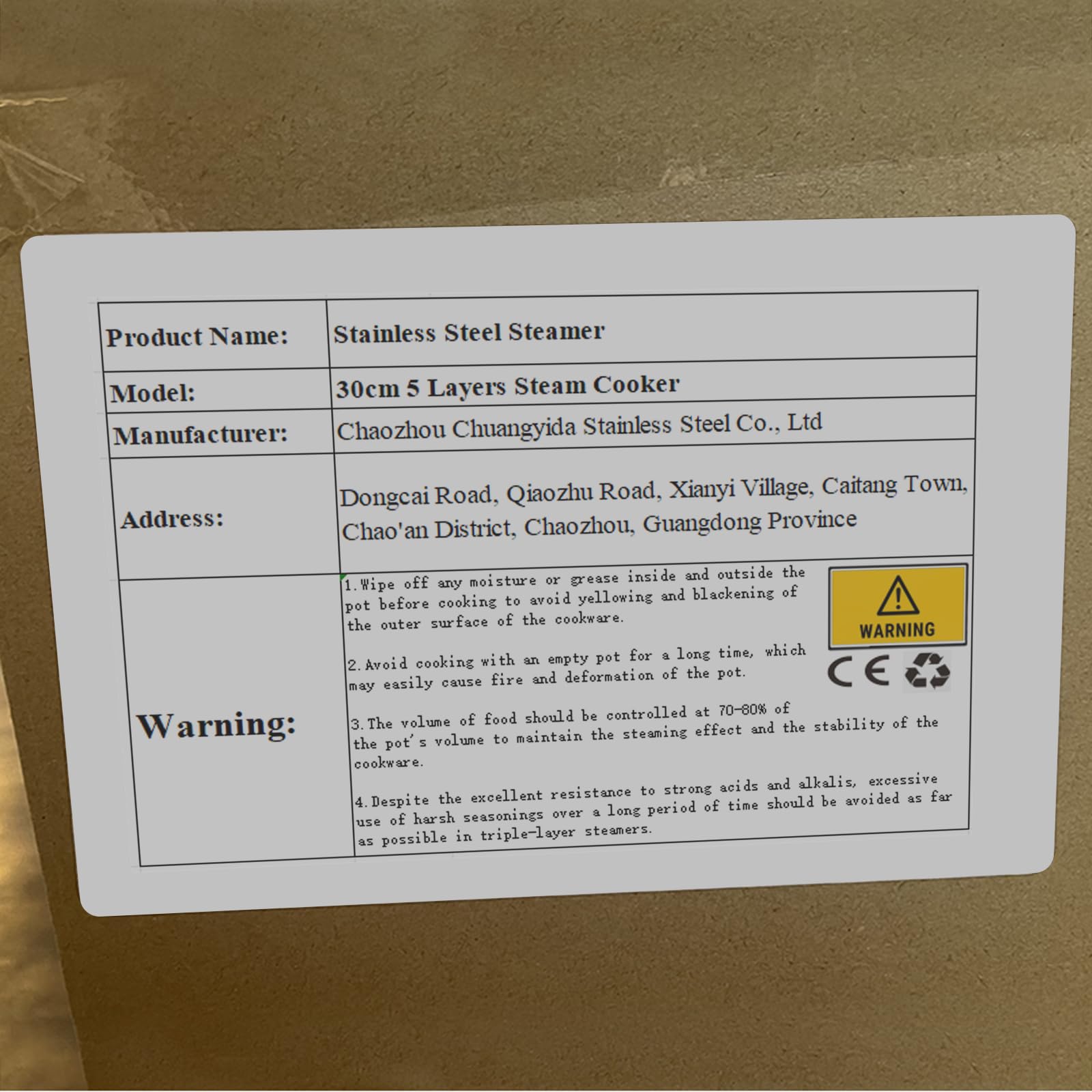 Vaporera de acero inoxidable de 30 cm, 5 capas, vaporizador de sopa de diseño poroso, vaporera de carne y verduras para la cocina del hogar, tapa de cristal de 32 x 40 cm, olla de vapor para cocinar