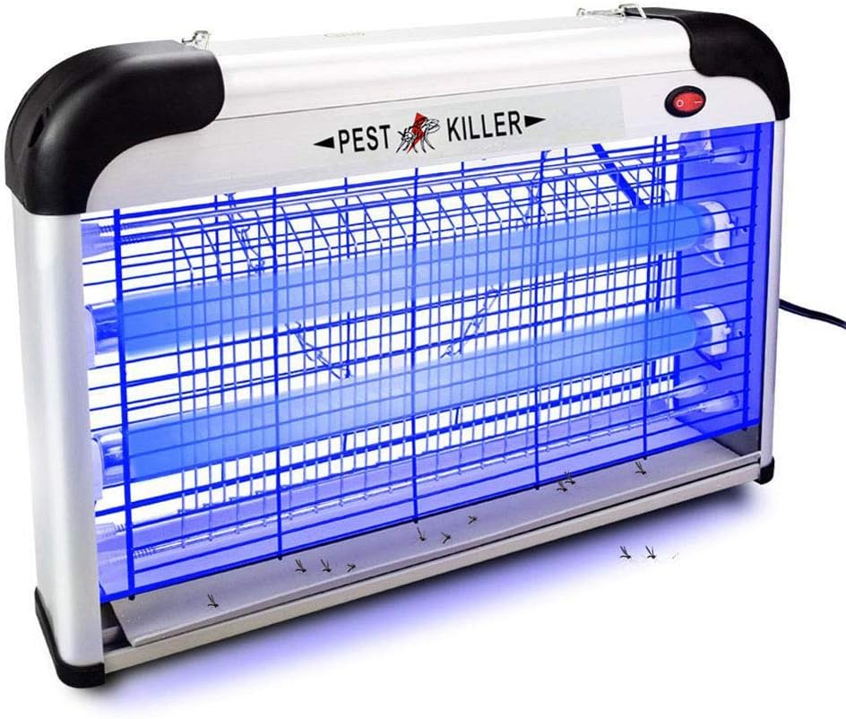 Insect Killer, Bug Zapper Fly Trap Mosquito Electric Insect UV Light Fly Killer Commercial Industrial Home Kitchen (Indoor Use Only) 20W UK PLUG