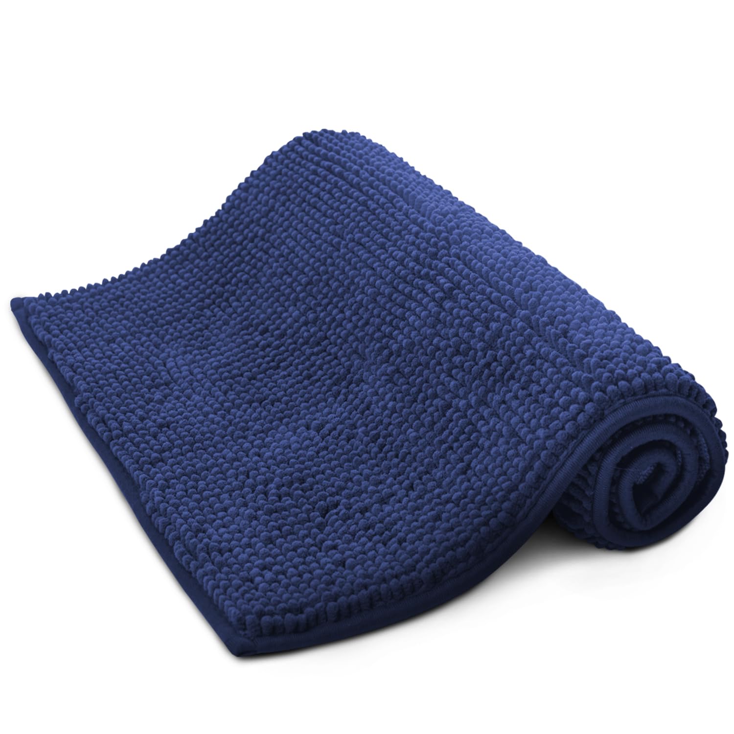 KEPLIN Non-Slip Microfibre Bath & Toilet Mat, Soft, Plush & Comfortable Rug with Machine Washable Design