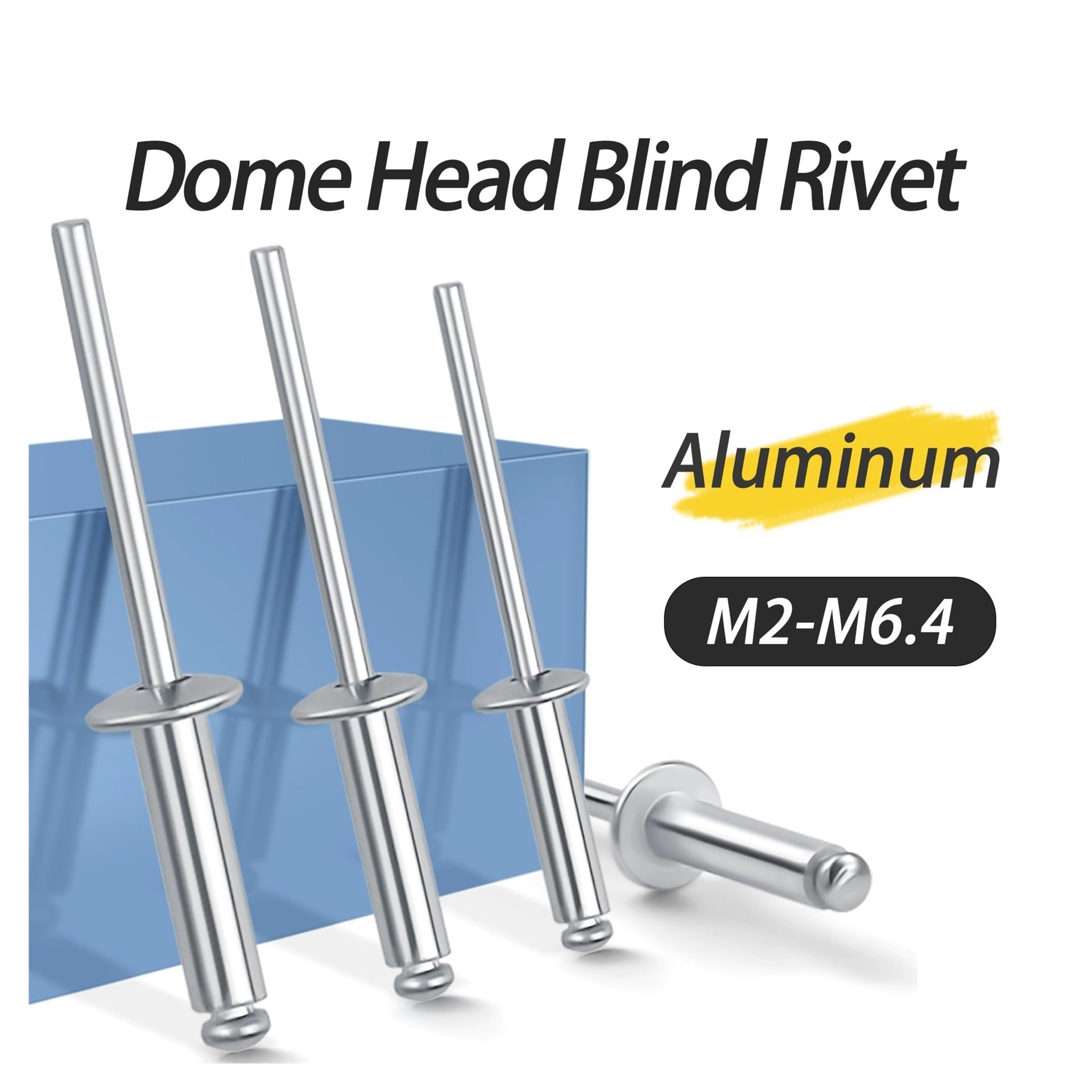 Brązowe nity wydrążone Nity zrywalne Aluminiowy nit z łbem kopułkowym M2.4-M6 3-30mm 5-100 szt. Do samochodu z blachy(4mm,M5 (10Pcs))