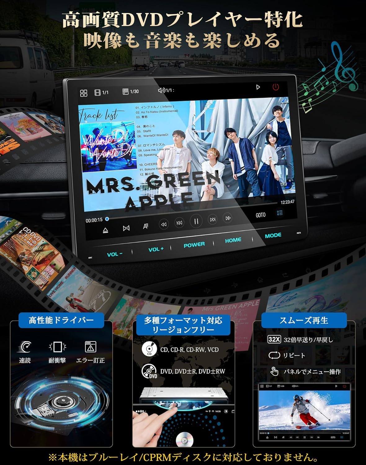 Amazon.co.jp: PORMIDOAUTO 業界初Androidナビ&DVDプレーヤー一体型