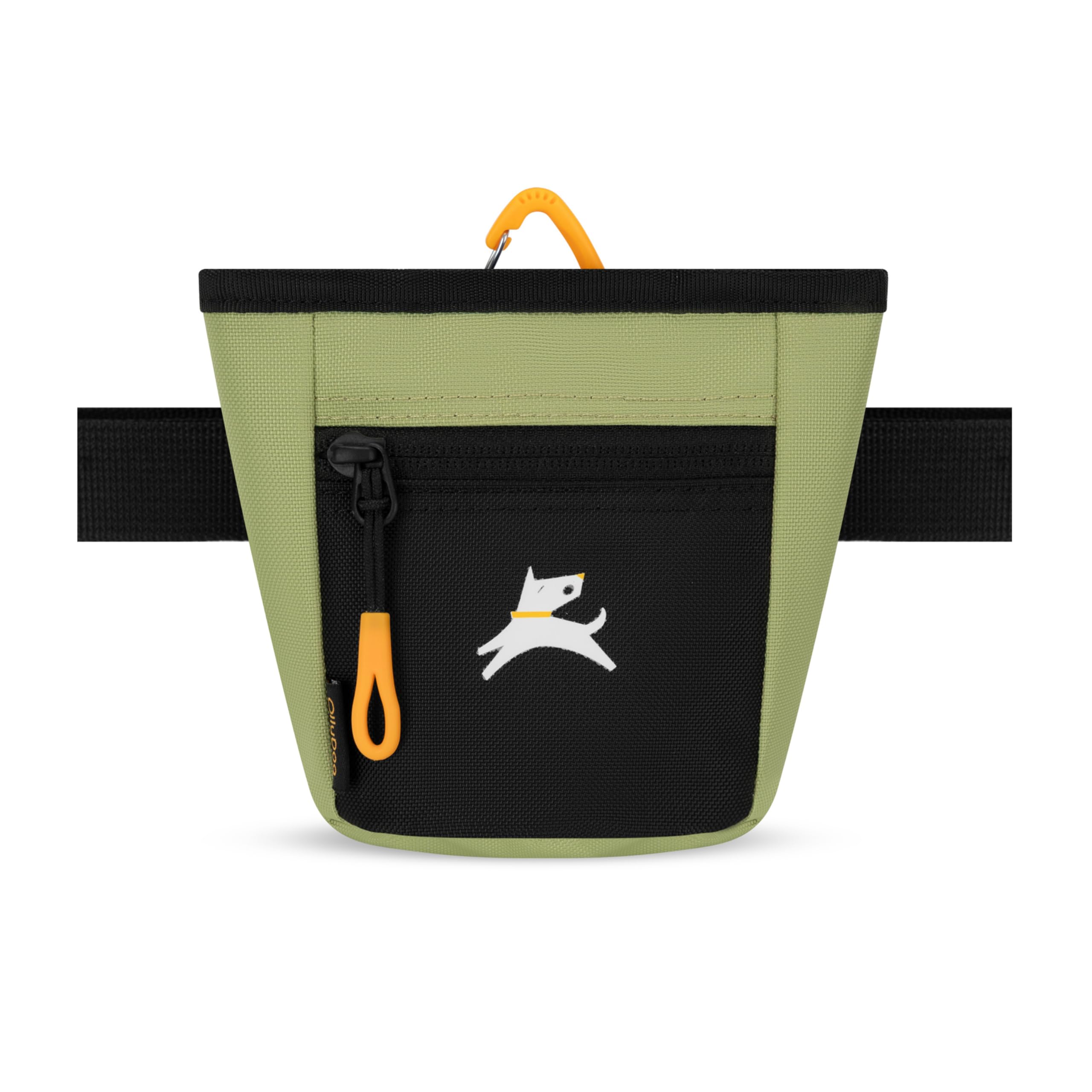 OllyDog Goodie Treat Bag, Dog Treat Pouch, Waist Belt Clip for Hands-Free Training, Magnetic Closure, Dog Training and Behavior Aids, Three Ways to
