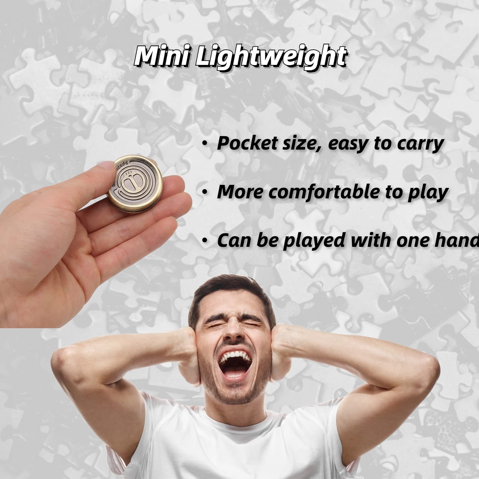 Suwak Magnetyczny, Fidget Haptic Coins EDC Metalowe Zabawki Fidget Lęk Odstresowanie ADHD Autyzm Zabawki Sensoryczne Zabawki Obrotowe Push Fidget Zabawki na Biurko Prezenty dla Dzieci i Dorosłych