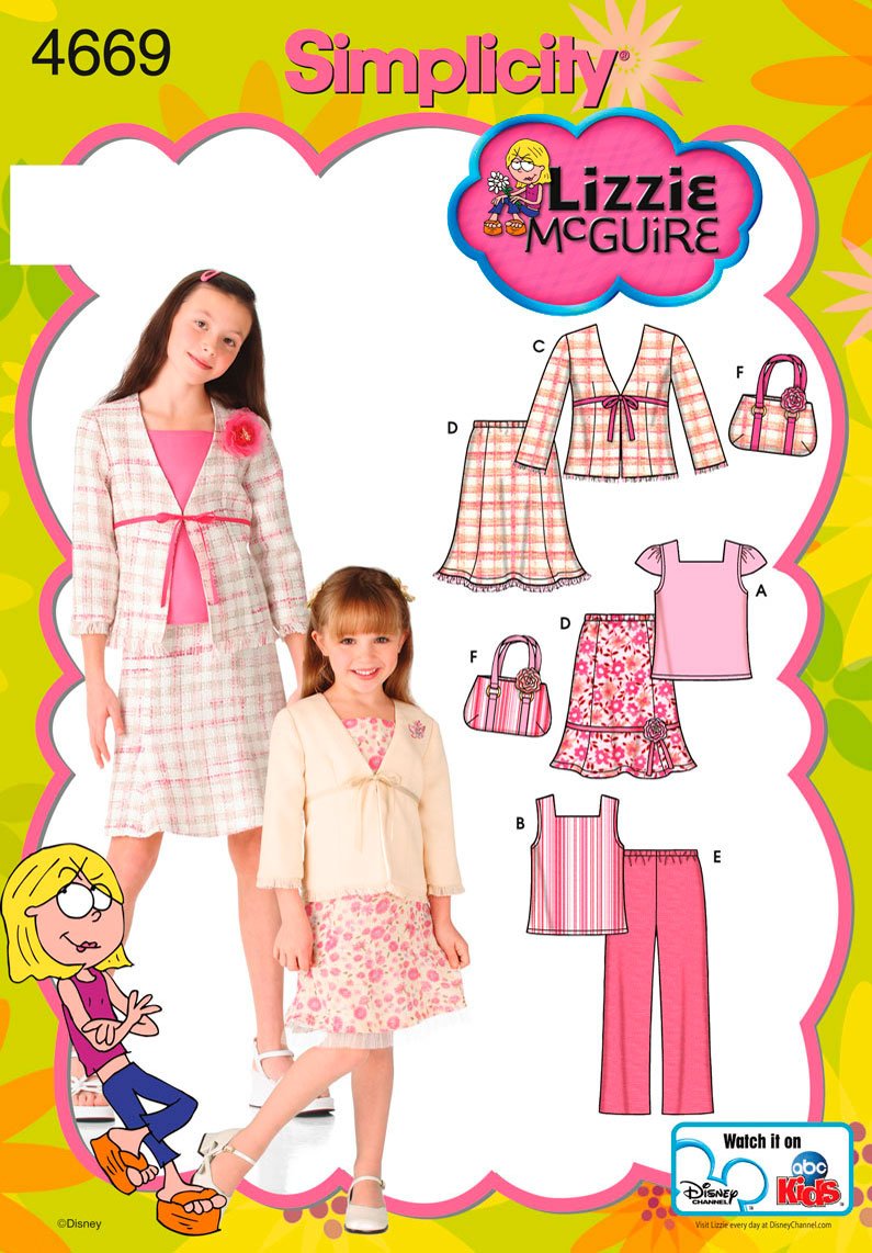 Patron Simplicity 4669 pour coudre les vêtements d'école de votre fille
