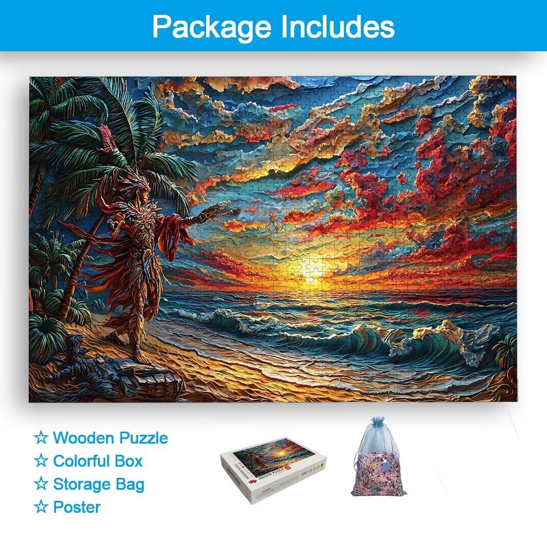 Puzzle 3000 Pièces Adultes, Puzzle 3000 Pieces Plage, Cadeau Femme -2124
