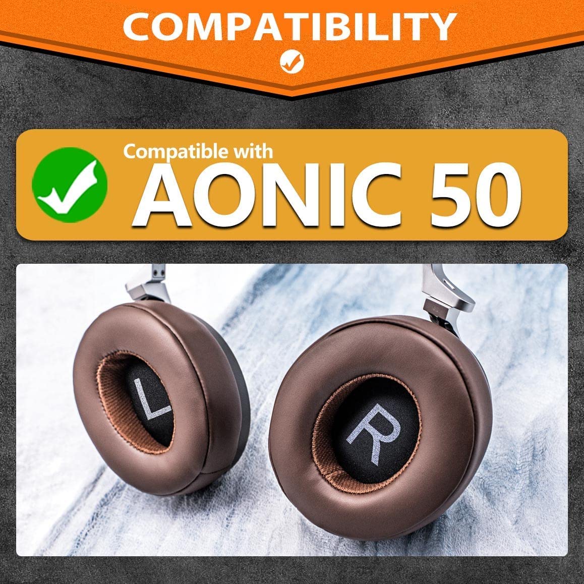 Amazon | V-MOTA イヤーパッド Shure AONIC 50 ワイヤレスノイズ
