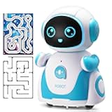 Robot Toys for Boys, Rechargeable Smart Robots for Kid, Intelligent Robot with Touch Sensor, Dancing, Recording, Path Finding,Shining LED Eyes for 3,4,5,6 Year Old