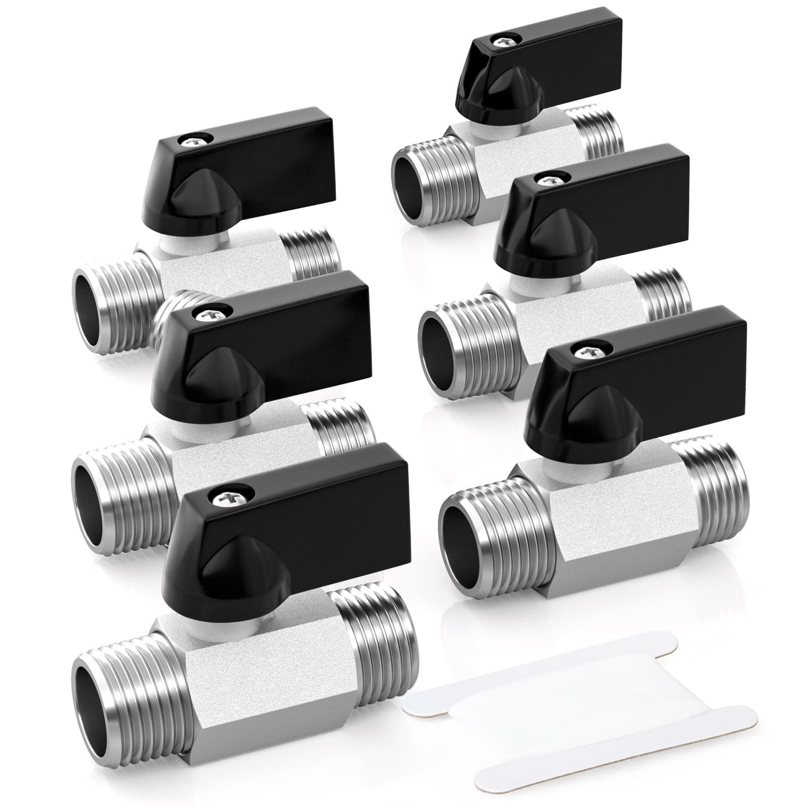 Interrupteur d'arrêt 3/8 GASHER pour stopper les fuites sur raccord tuyau mâle