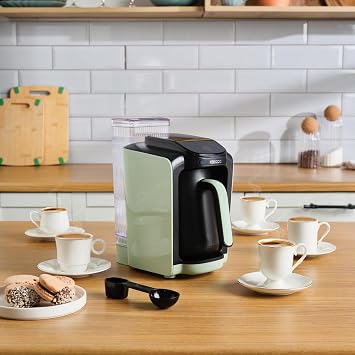 Karaca Hatır Automatic Turkish Coffee Machine with Water Chamber Cabbage Green