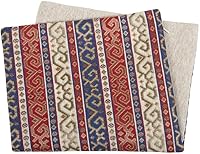 Vista 6 de Fundas de almohada bohemias para sofá, color rojo y azul, 12 x 20 pulgadas, almohadas decorativas, decoración lumbar para sala de estar, funda