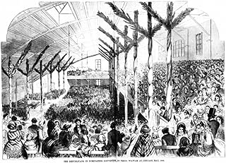 Presidential Campaign 1860 The Republican Convention At The Wigwam In Chicago Illinois Where Abraham Lincoln Received The Presidential Nomination On 18 May 1860 Engraving 1860 Poster Print by (24 x 3