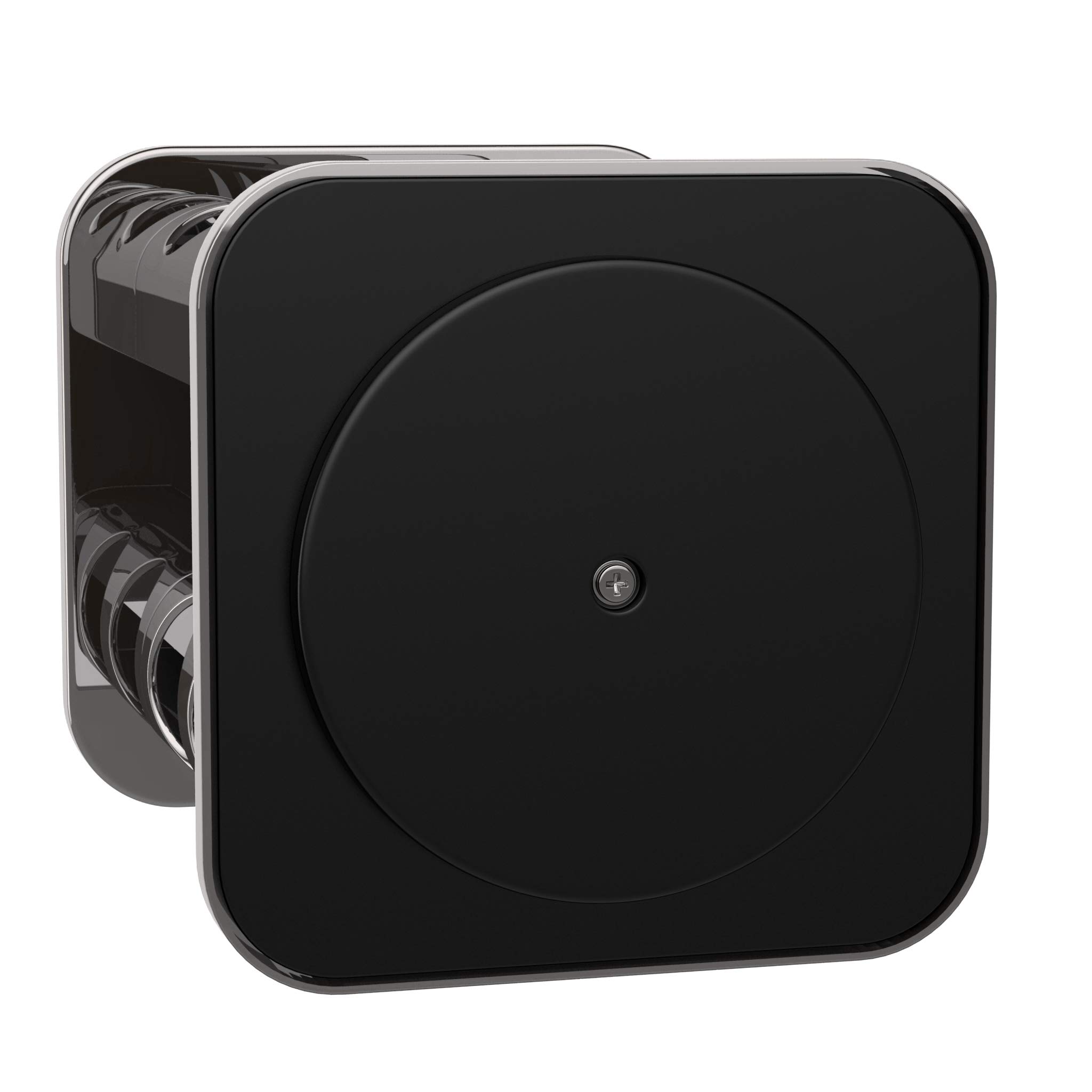 bonVIVO Porta Spezie Girevole da Cucina – Portaspezie Salvaspazio in Vetro e Acciaio Inox con 12 Barattoli per Spezie Ermetici – Portaspezie Girevole 360° – Design Argento