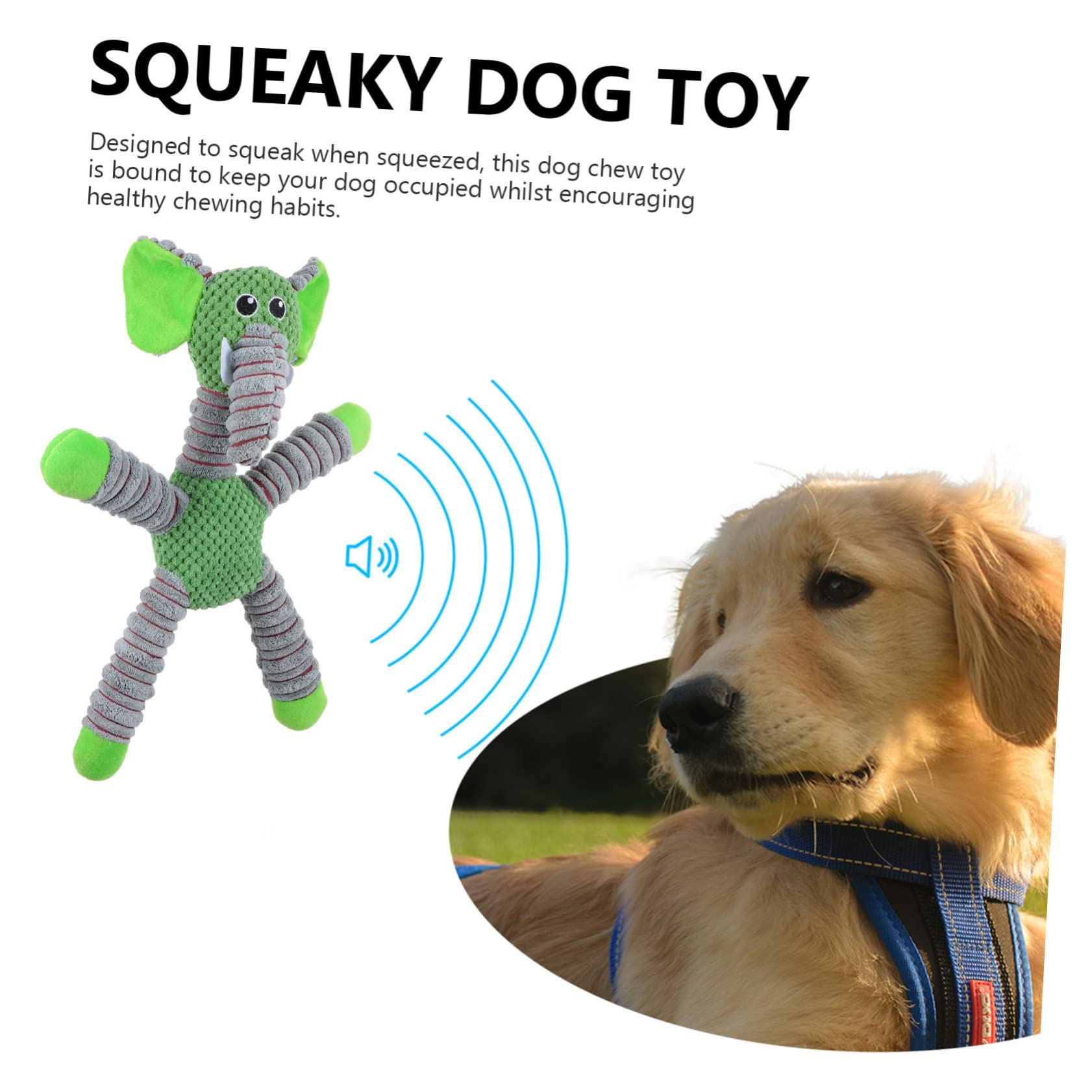 BESPORTBLE 2piezas Juguete Chirriante De Peluche para Perros para Cachorros y Perros Medianos Resistente Mordidas Diseño Ergonómico para Limpieza para Jugar Casa y Fiestas De Mascotas