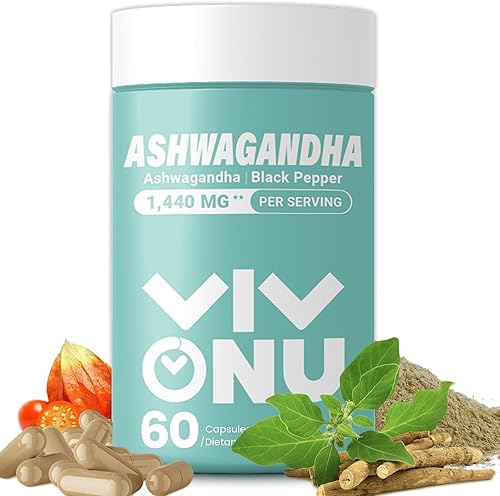 Las cápsulas veganas Ashwagandha son de polvo de Ashwagandha y extracto de raíz KSM-66 Extracto de pimienta negra Libera el estrés y aumenta la