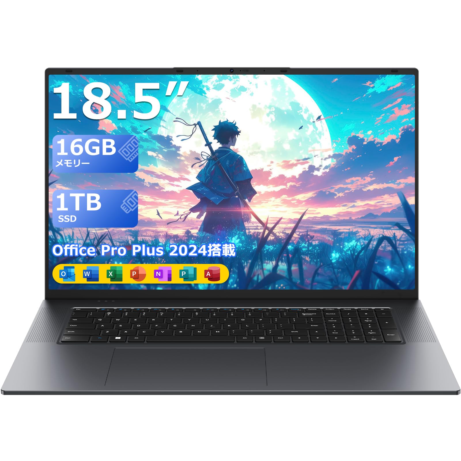 Amazon.co.jp: HYPERSTRIX 18.5型 ノートパソコン Core m3 最大3.4GHz