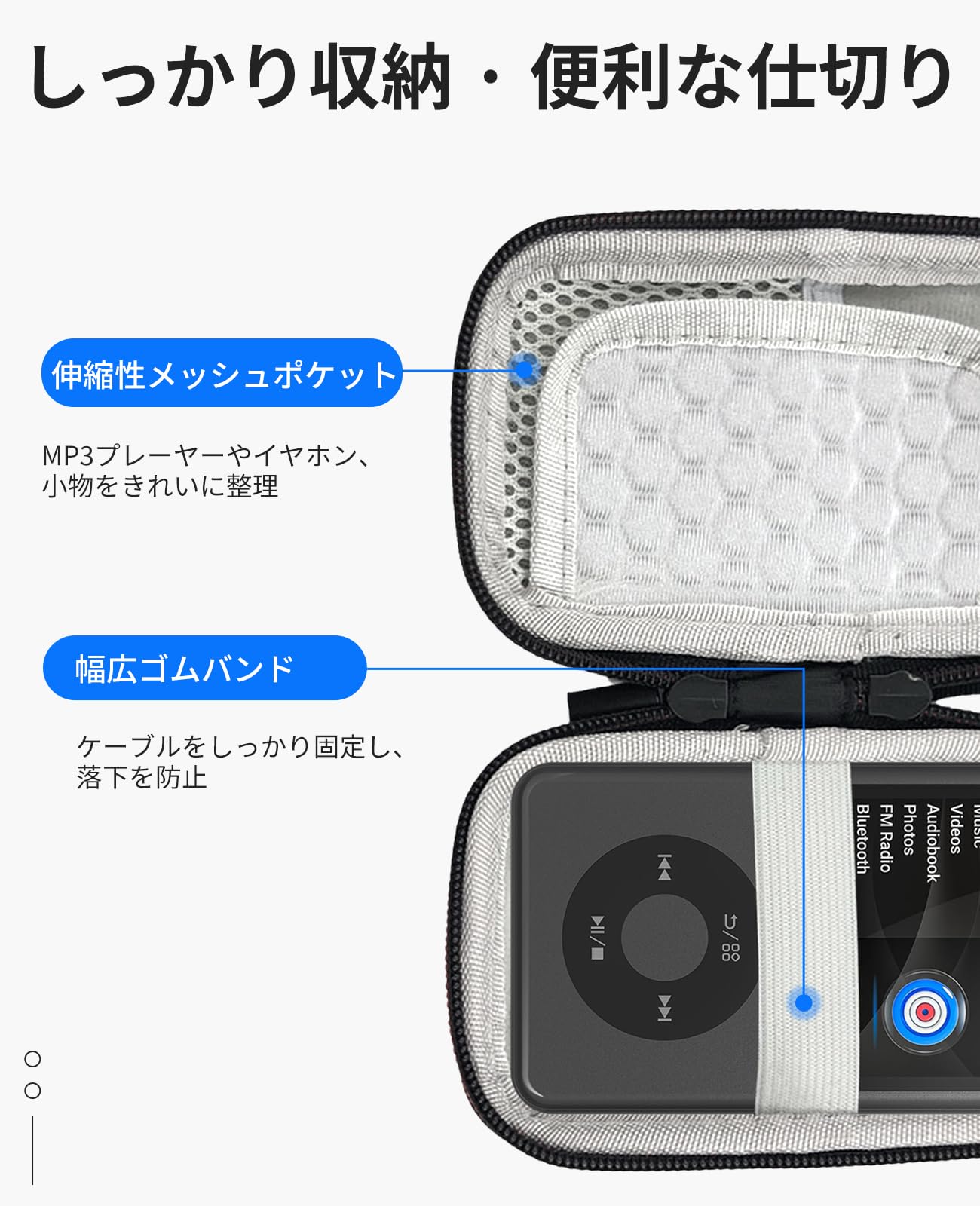 Amazon | For Innioasis Y1 Mp3 Player 用 ケース カバー KONXISA