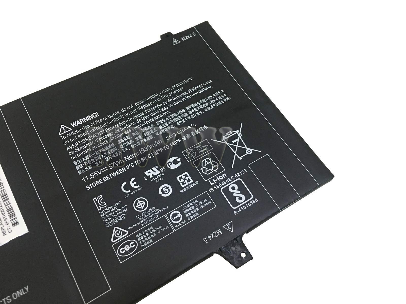 K KYUER 11.55V 57Wh OM03XL Laptop Akku Replacement für HP