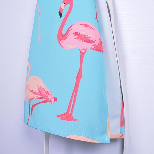 Miniatura 3 de Love Potato Delantales de chef de cocina para hombres y mujeres, delantal unisex con bolsillo para cocinar, hornear, jardinería, flamenco