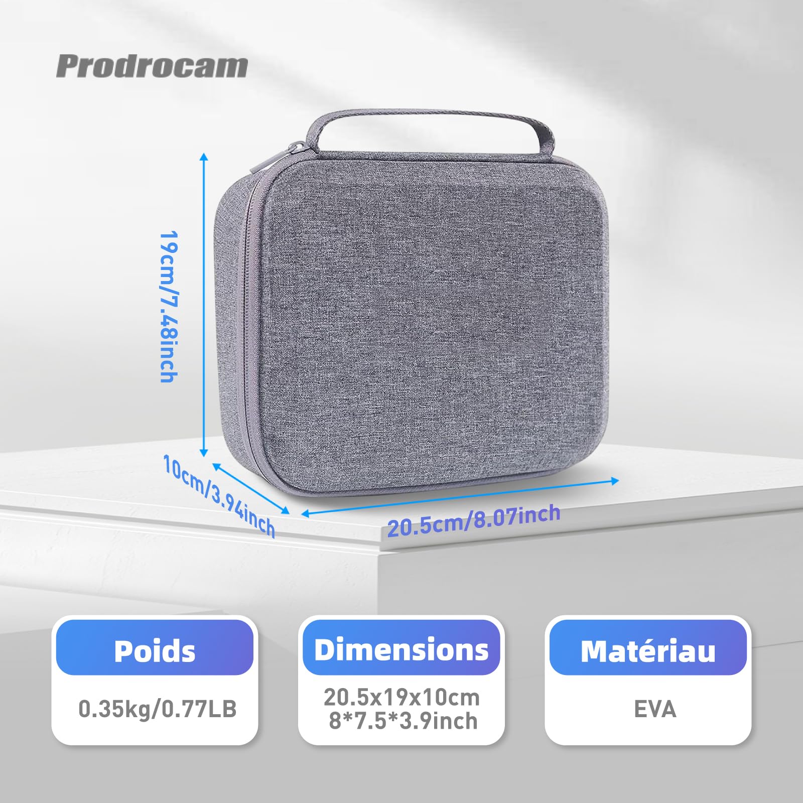 Drone Étui Portable pour DJI Mini 4k / Mavic Mini 2 / Mini2 SE Rangement Sac de Transport EVA Boîte Housse Accessoires (pour DJI Mini 4K/2 SE/2)