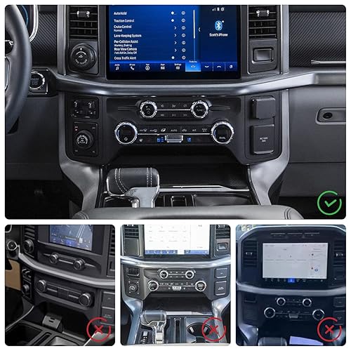 Miniatura 2 de JWWY Interruptor de aire acondicionado para faros delanteros, 4WD, tracción en las ruedas, interruptor de remolque para Ford F150 2021-2022,