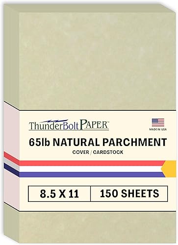 Vista 48 de 200 hojas de papel de cubierta de pergamino natural de 65 libras, 4 x 6 pulgadas, hojas de colores de cartulina de 4 x 6 pulgadas (4 x 6 pulgadas)