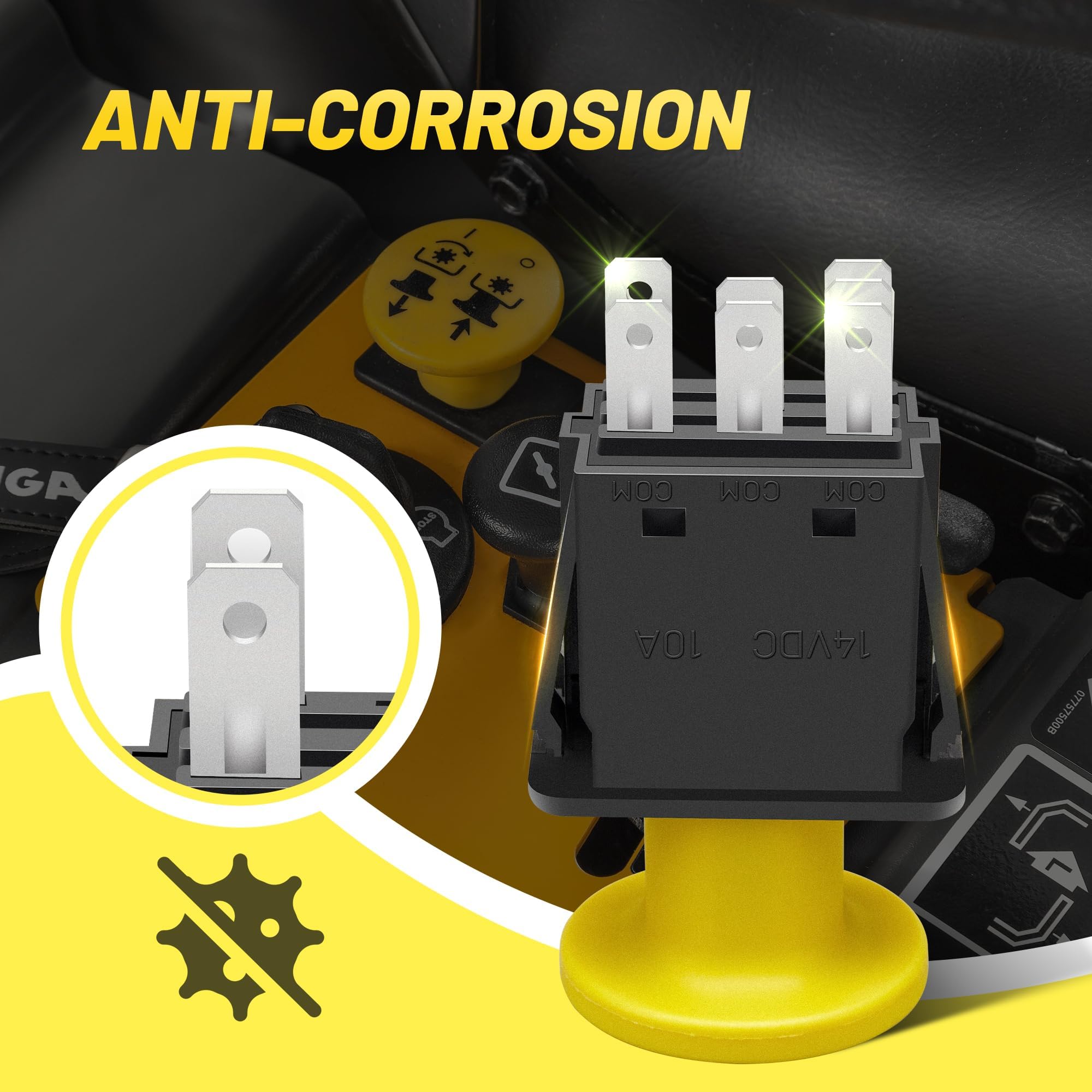 Amazon.com : Oyviny Blade Clutch PTO Switch 7 Terminals for Cub