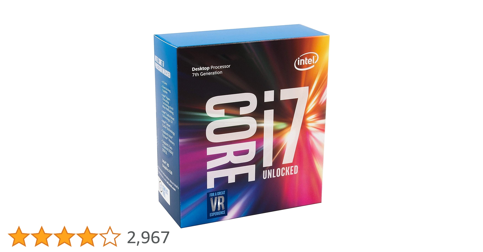 Amazon | Intel CPU Core i7-7700K 4.2GHz 8Mキャッシュ 4コア/8