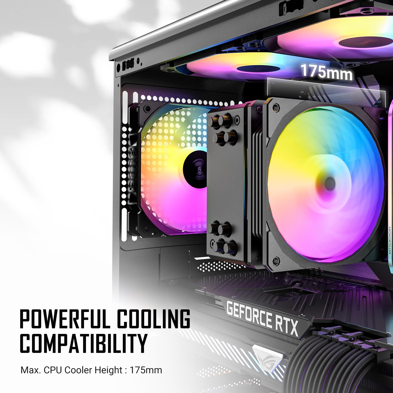 ANTEC Performance P6 Neo ARGB Boîtier PC ATX Tour midi, Noir