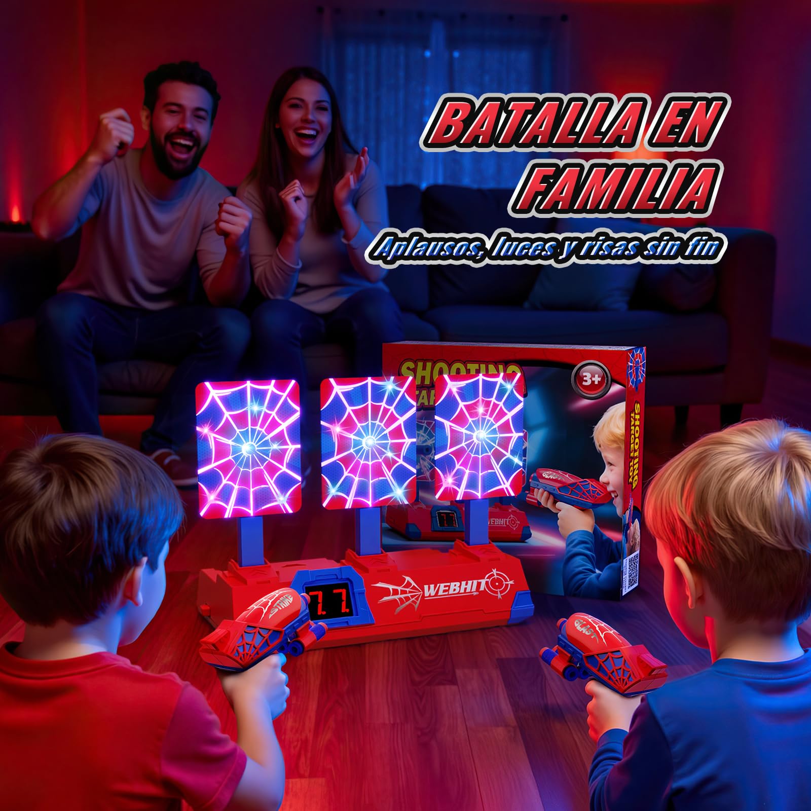 Mirthigig Diana Electronica con Pistola Luminosos Automático Reinicio, Juguete Niño 3-12 Años Juegos Exterior Jardin Niños 4 5 6 7 8 9 10 11 Años Regalo Niño 3-10 Años Regalos Cumpleaños Brinquedos