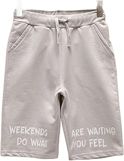 LC واكيكي بكرة رولر مطبوعة باستك عند الخصر للاولاد S1Hm72Z4-Klu-1 7-8 سنوات، رمادي