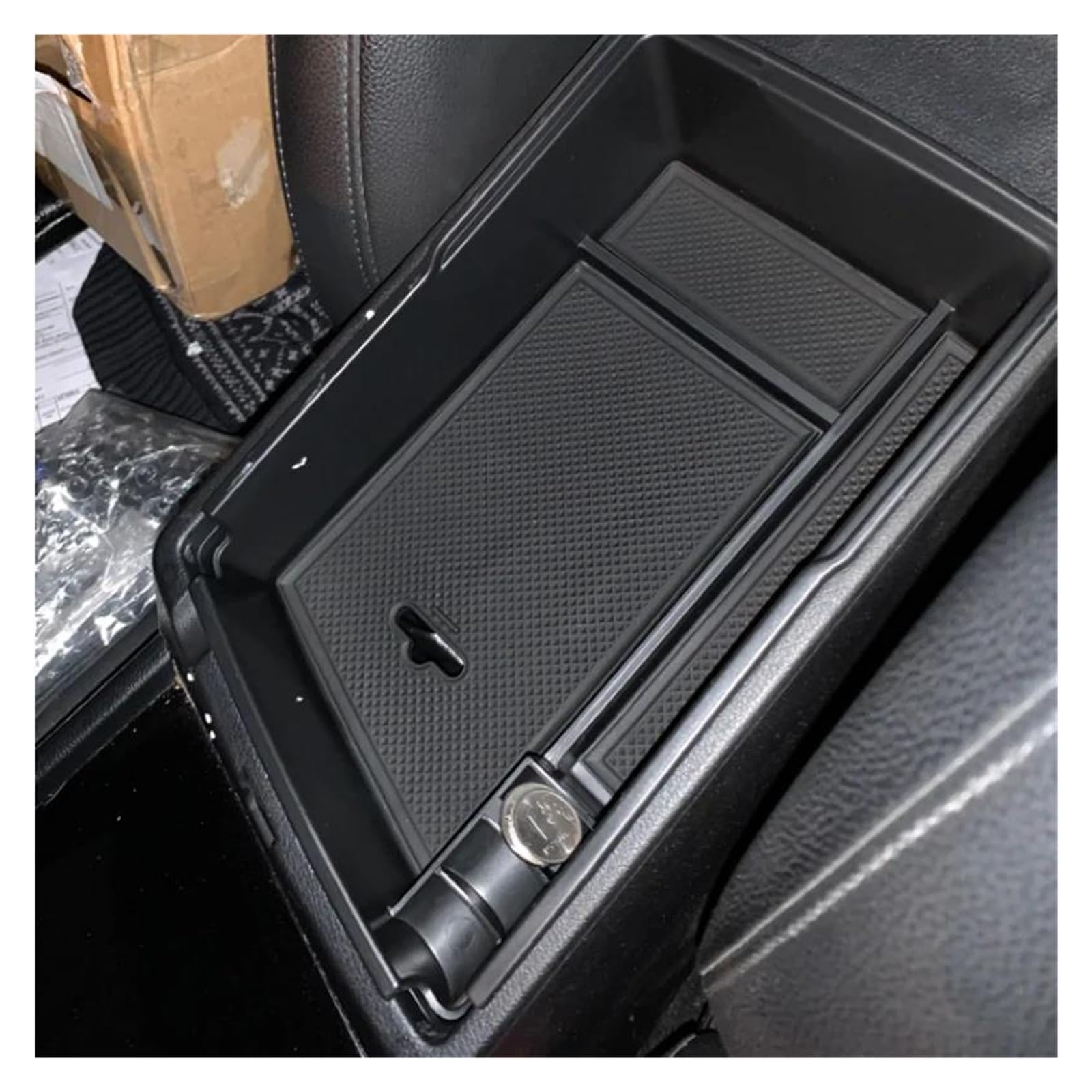 REQIANOZ For KIA For K5 For Optima JF 2016-2022 Central Console Glove Holder Organizer Tray Car Armrest Storage Box