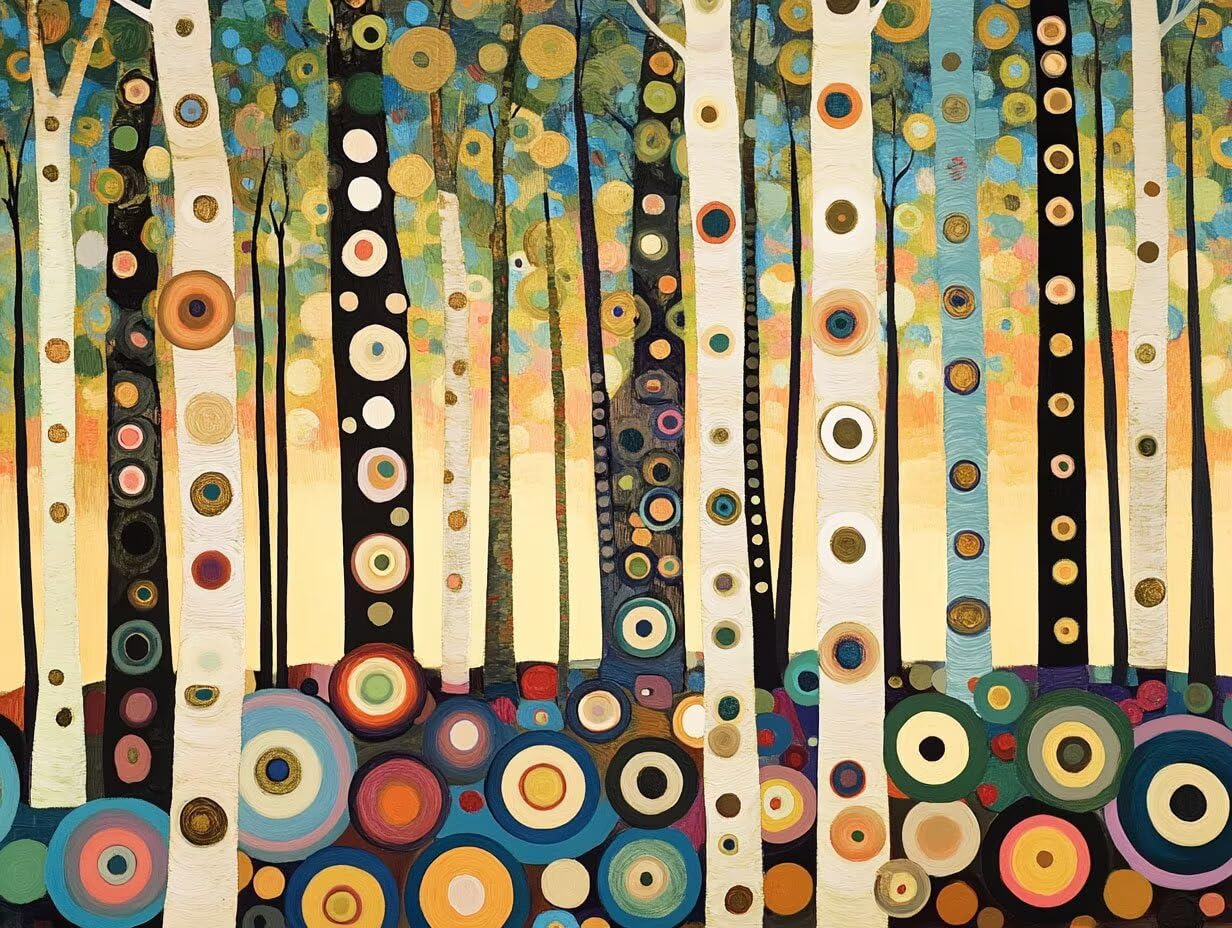Pintura por números adultos un regalo original de manualidades con lienzo de árbol 50x60 8