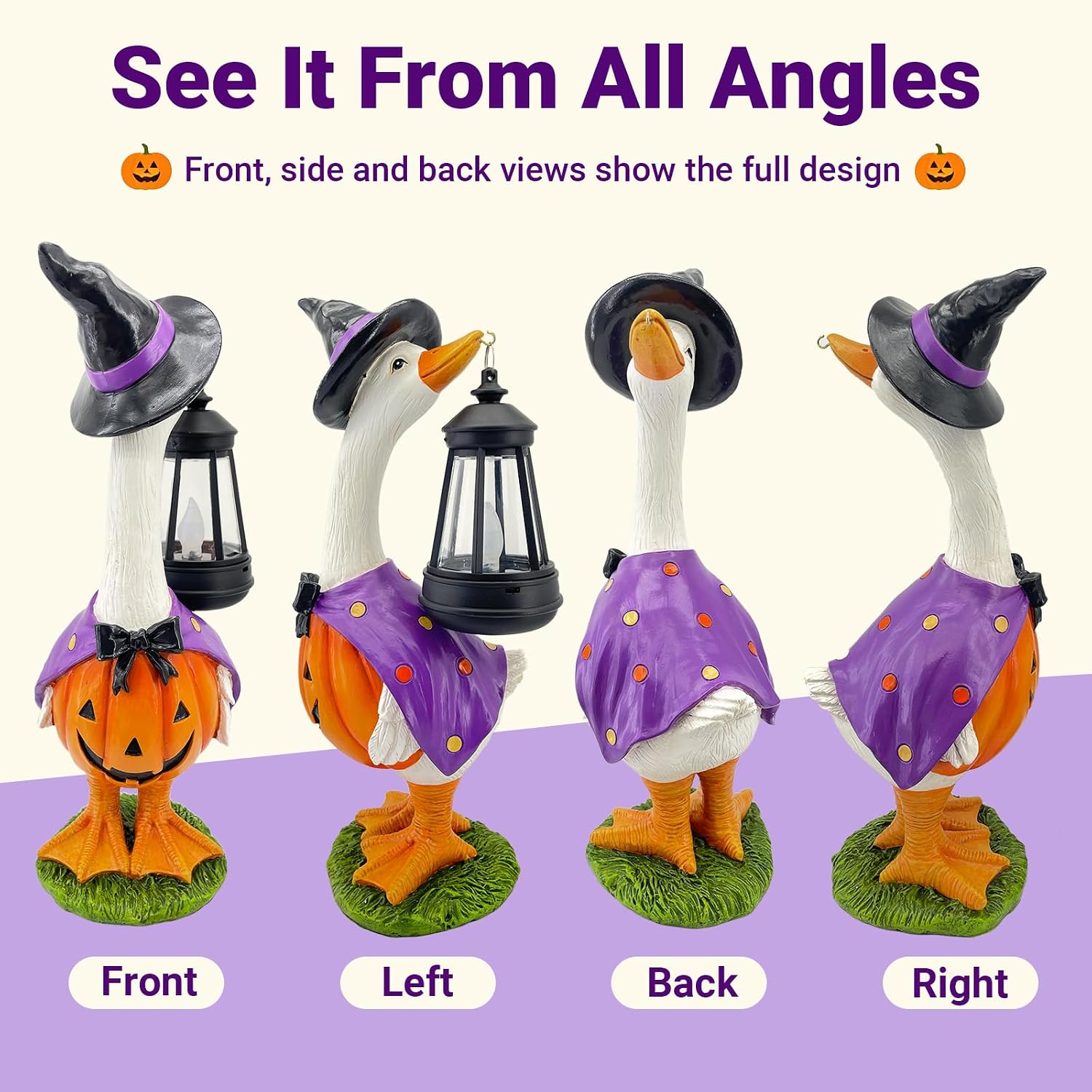 Halloween Decorations Solar Garden Outdoor Statues Goose image 3