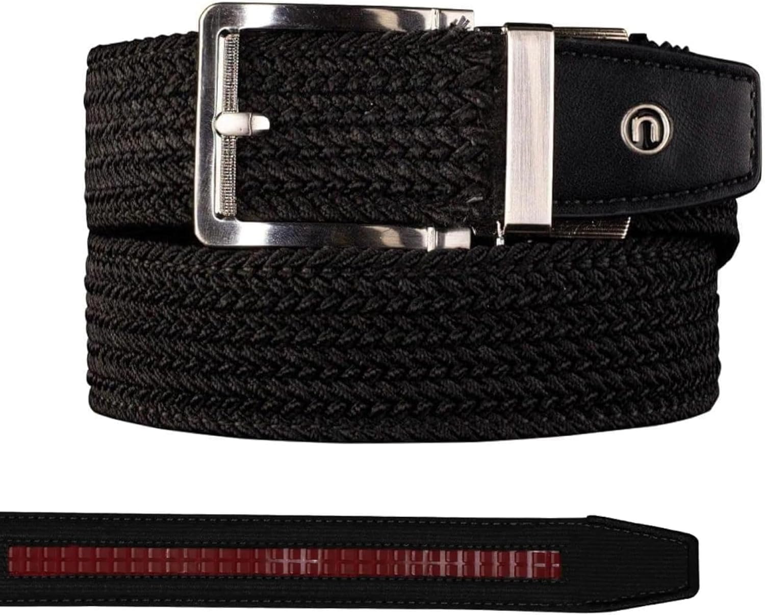 Nexbelt Men's Braided Ratchet Golf Belt – Adjustable, Stretch Fit – For Casual Wear & Golfing (Fits up to 50")