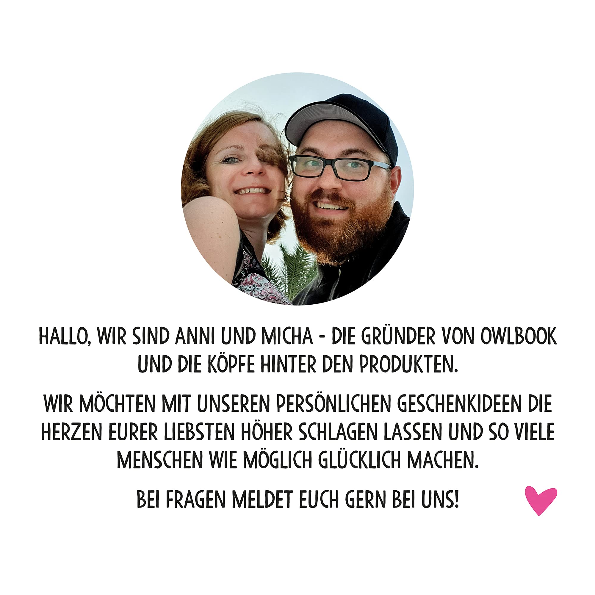 OWLBOOK Weihnachtskarten-Set – 4 Personalisierte Karten Mit Umschlag, Perfektes Geschenk Zu Weihnachten