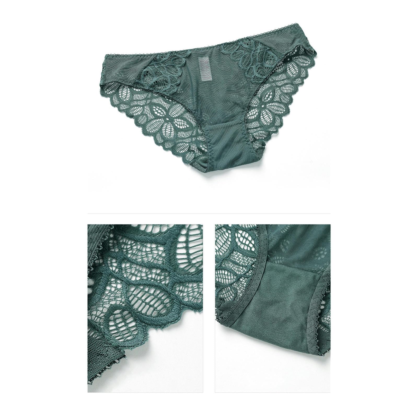 unterwäsche Frauen sexy Set Frauen Sexy Spitze Dessous Set Blumenunterdrückte BH Und Höschensets 2 Stück-grün-32 70b