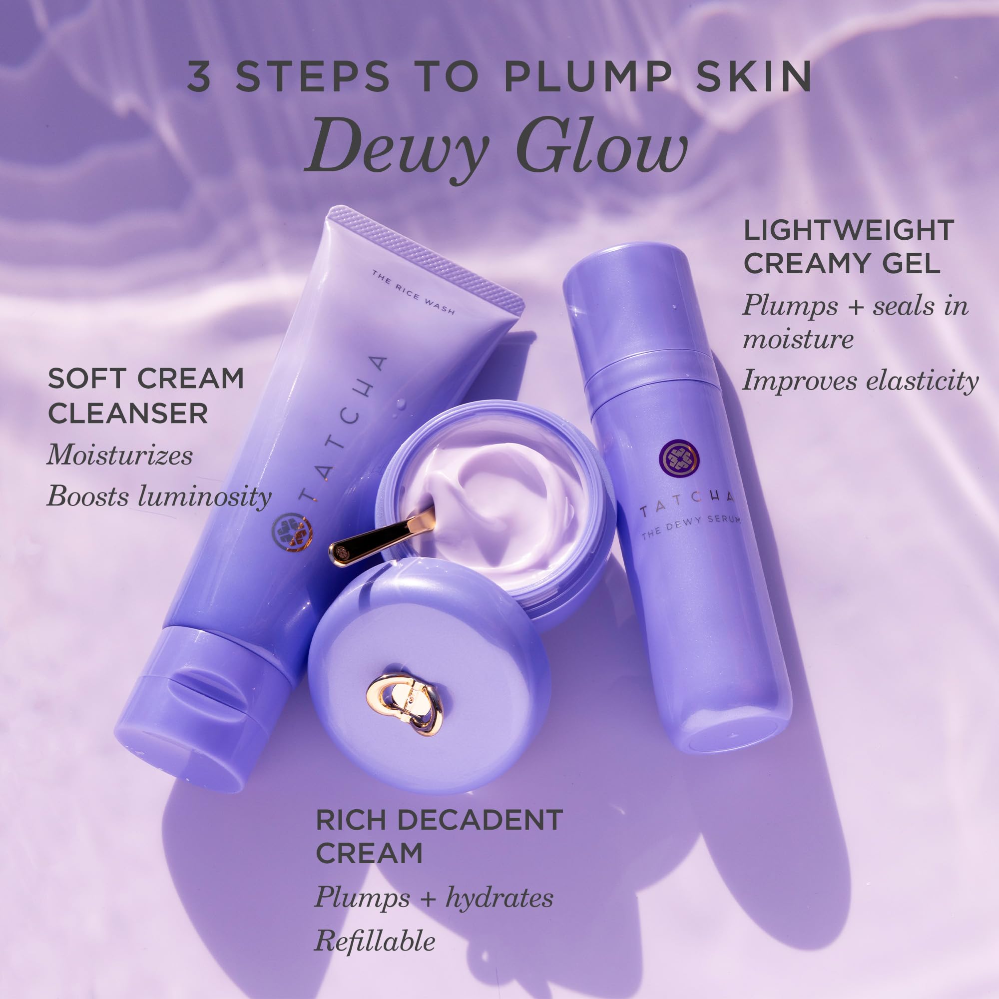 TATCHA The Dewy Serum Hydrating Serum with Hyaluronic Acid