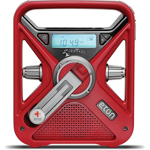 American Red Cross FRX3 All-Purpose Rechargeable Weather Alert Radio with Solar Panel - ARCFRX3