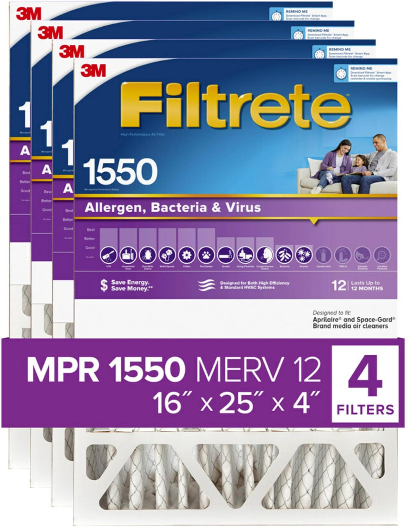 Amazon.com: Honeywell Replacement Media FC100A1003 - 16" x 4" x 20" - 5 ...