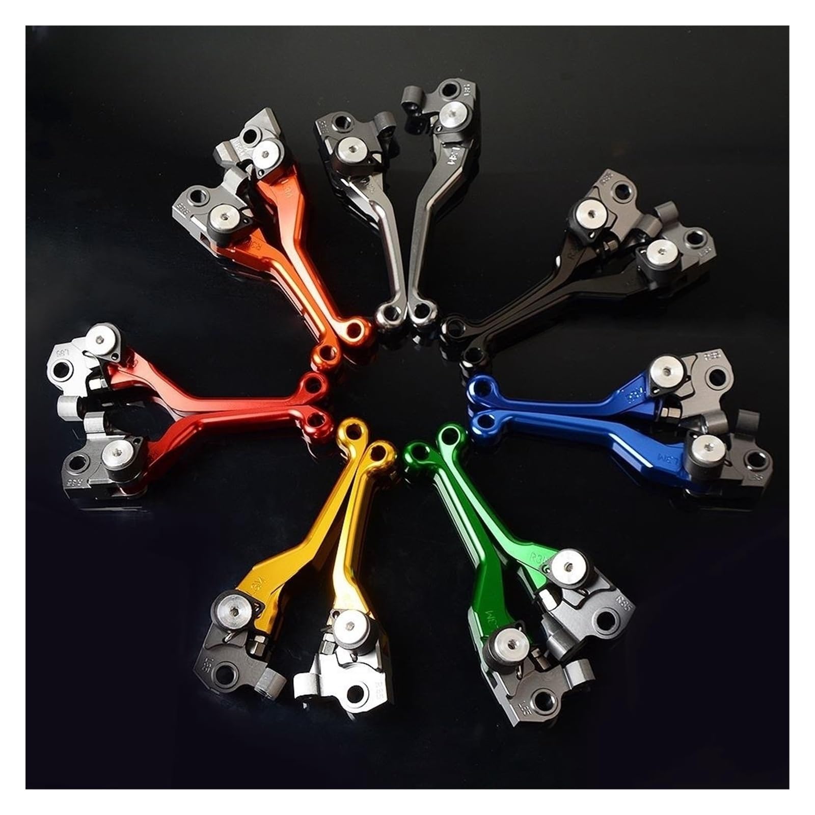 Palancas De Embrague De Freno De Aluminio CNC Moto Cross, Motocross, Pit Bike, Pitbike, para Kawa&Saki KX65 2000-2018 KX80/85 2001-2018 KX250F 2004 Palancas Frenos