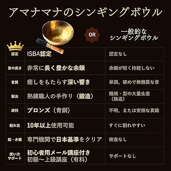 Amazon | シンギングボウル チベット シンギングボール 極小10cm