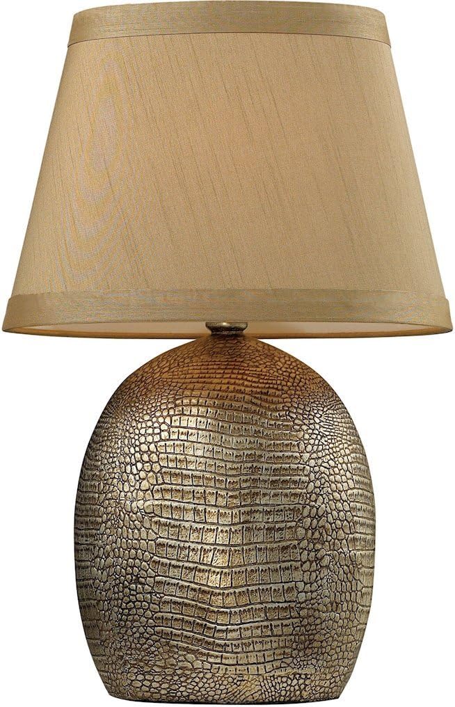 One-Day Sale: Up to 70% Off Gilead LED Table Lamp with Alligator Texture Base in Meknes Bronze