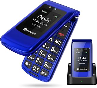 SweetLink F2PLUS téléphone à clapet gros boutons