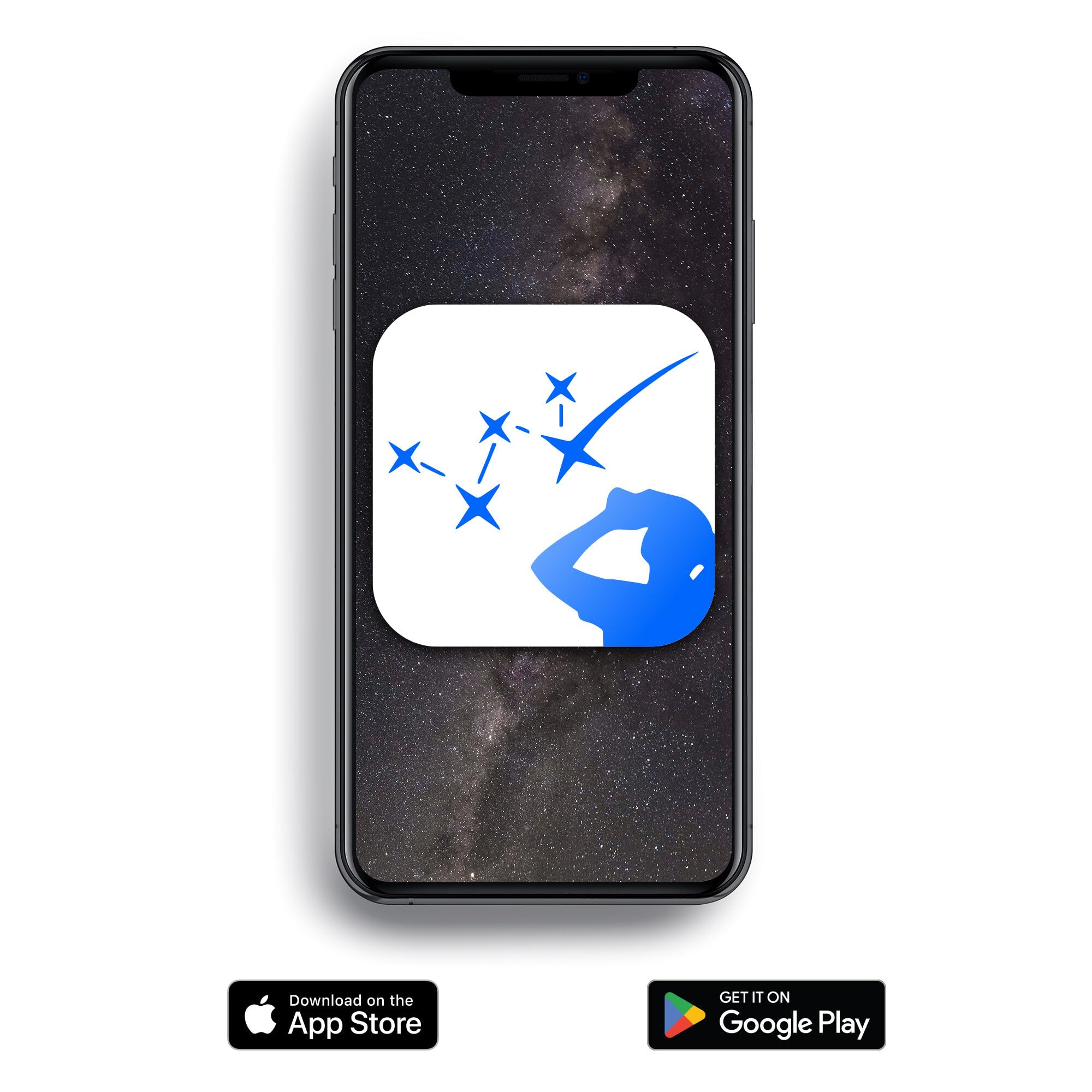 Omegon Universe2go+ | Augmented Reality Hand-Planetarium | Entdecke Sternbilder & Planeten | Mit spannendem Audioguide | Kompatibel mit Allen gängigen Smartphones | Für Einsteiger & Fortgeschrittene