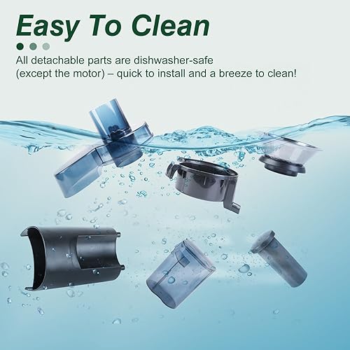 Miniatura 5 de Máquina exprimidora, extractor de exprimidor centrífugo de 1000 W con boca ancha de 2.6 pulgadas para frutas y verduras enteras, exprimidor