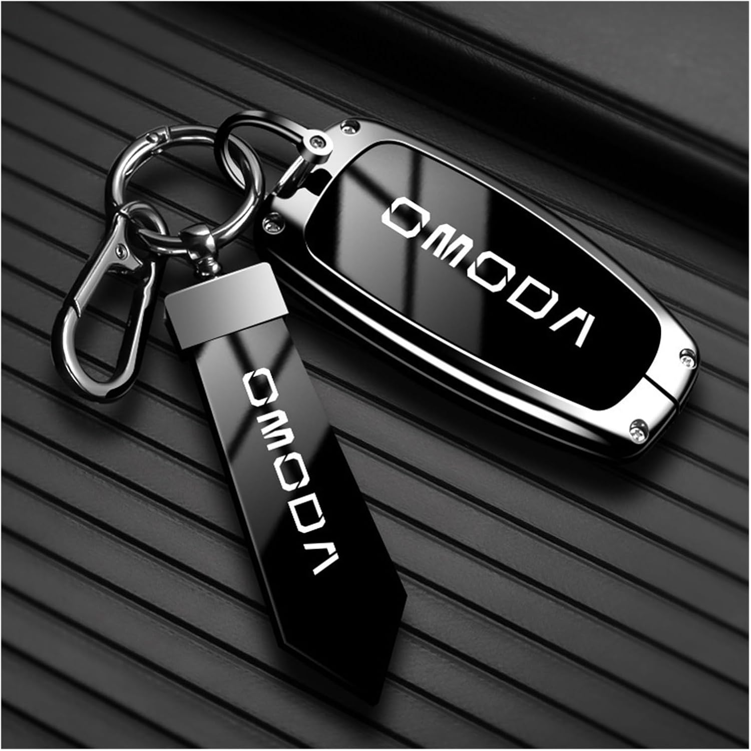 Car Key Case Bag for Omoda 5 C5 Tigo 7 8 Pro Max - Smart Remote Key Protection Shell & Keychain Cover(Style A Blue 02)