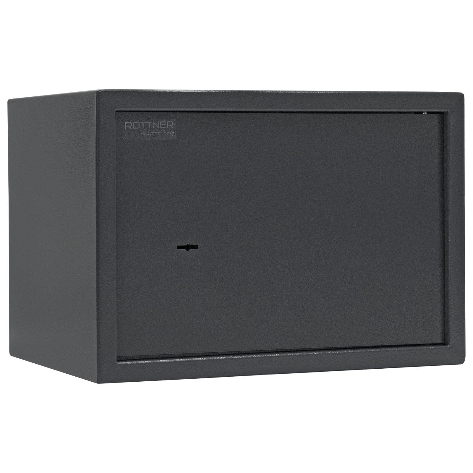 Rottner cassaforte a mobile Jupiter 4, serratura a doppia mappa, antracite, LxHxP 43x30x32cm, kit di fissaggio incluso, ripiano estraibile, inserto in feltro