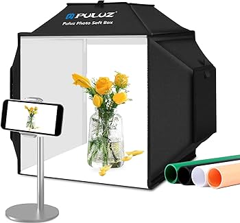 撮影ボックス 2LEDライト40PCS 撮影照明ボックス PULUZ Amazon | PULUZ撮影ボックス16
